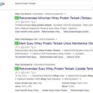 pencarian Bubuk Protein Terbaik