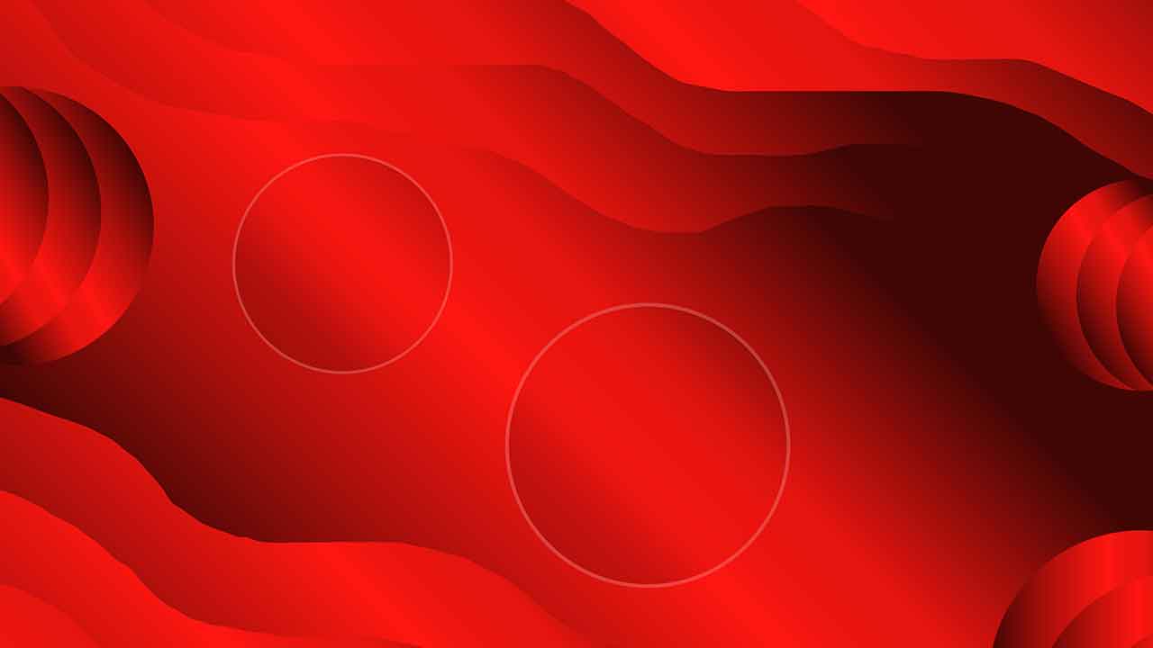 Red dark abstract background with ellips
