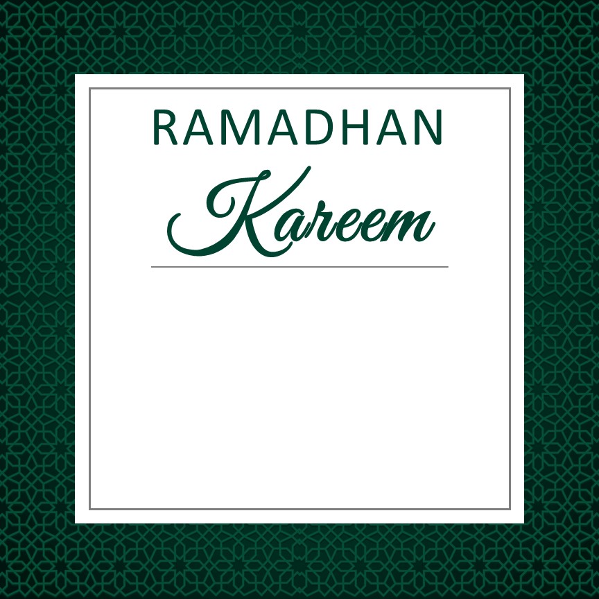 white ramadhan kareem